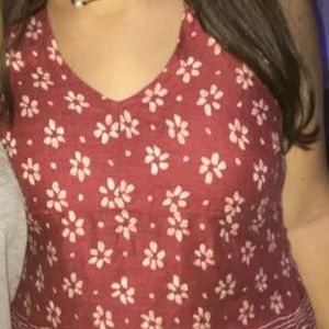 Old Navy Linen Halter Top